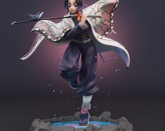 Shinobu Kocho | Demon Slayer | 176 mm | 12K | Model Kit | 3D Printed Statue | Action Figure Gift | DIY Garage Kit for Painting