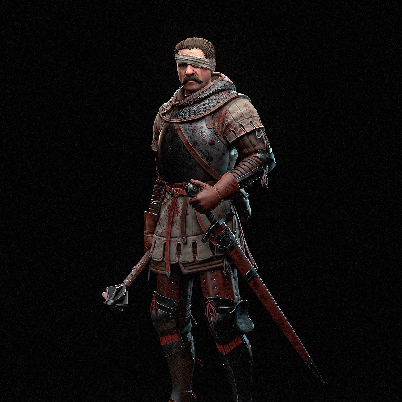 Jan Zizka | Kingdom Come: Deliverance II | 177 Mm | Model Kit | 3D