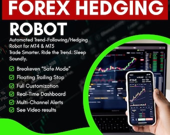 低ドローダウンEAロリポップ（エキスパートアドバイザー）を備えたヘッジングFXロボットMT4/MT5 VR TREND