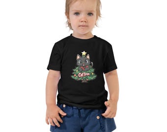 CatTree Christmas Logo Toddler Tee