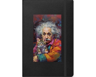 Albert Einstein Hardcover Notebook