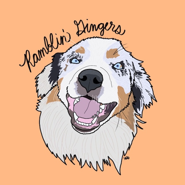 Personalisierte Tier Portraits in Procreate