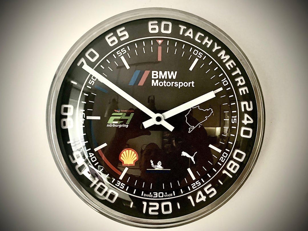 BMW Motorsport – 24h Nürburgring Racing Wall Clock - Etsy