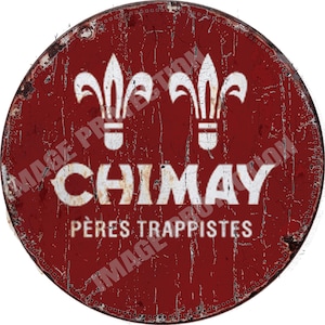 Famous Belgian  Beer Sign , Round Metal  Tin Sign , 30cm diameter 12&quot; , Pub ,Bar , Man Cave , vintage style decoration