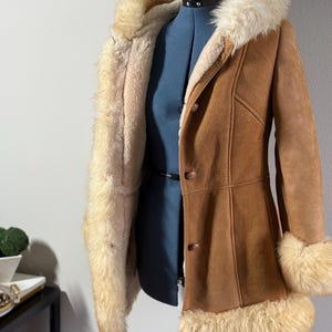 Vintage Shearling Lambskin winter coat