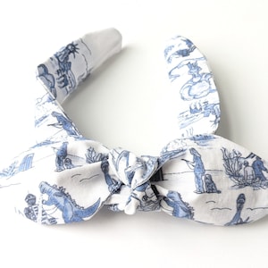 Women&#39;s Adjustable or Removable Bow Tie Sci-Fi Fan Headband Feat. Godzilla and Zombies