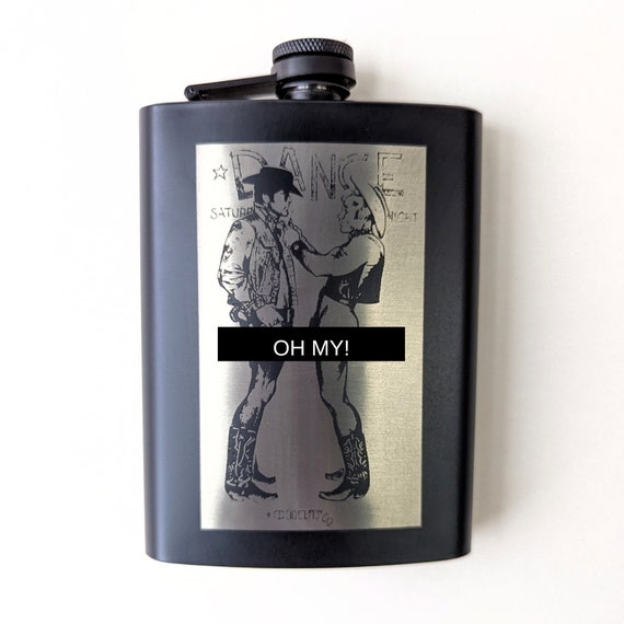 8oz BLACK 21 Flask Laser Engraved 8oz BLACK 21 Flask Laser Engraved