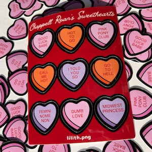Chappell Roan Sweetheart sticker sheet