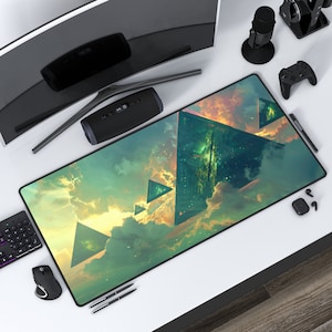 Les ténèbres arrivent | Inspiré de Destiny 2 | de bureau | tapis de souris | Tapis de jeu protecteur | Jeu de travail Bureau Accueil | Bords cousus | 3 options de taille