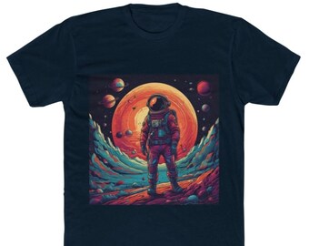 T-Shirt mit grafischem Astronauten-Motiv