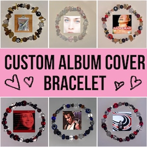 Handmade Album Cover Bracelet (Album of your choosing!!)