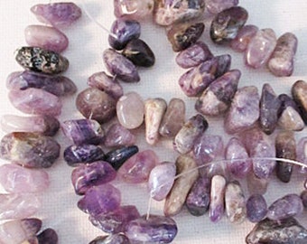 Purple Amethyst Chip Beads, Irregular Nuggets, 7mm to 15mm, 96 beads - gm479