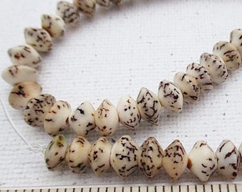 Salwag Betel Nut Beads, 7mm x 4mm Saucer Shape, Full Strand - wb451
