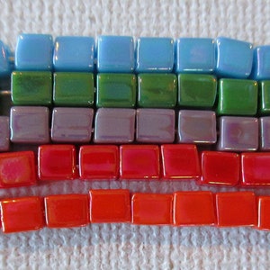 Dice Beads~ Pick your color! Red- Blue~Orange~Pink~Teal~Clear~Purple~ DIY  small beads sets to help with your crafting projects