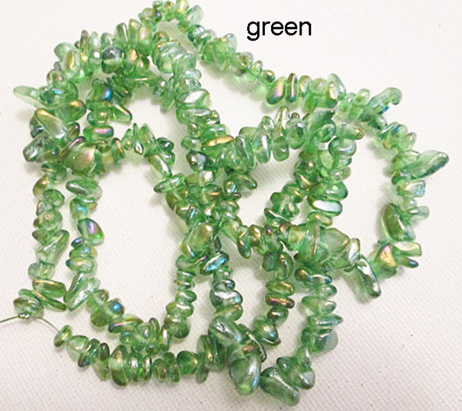 Glass Chip Beads 512mm Choose Color 32 Inch Strand gc449 Etsy