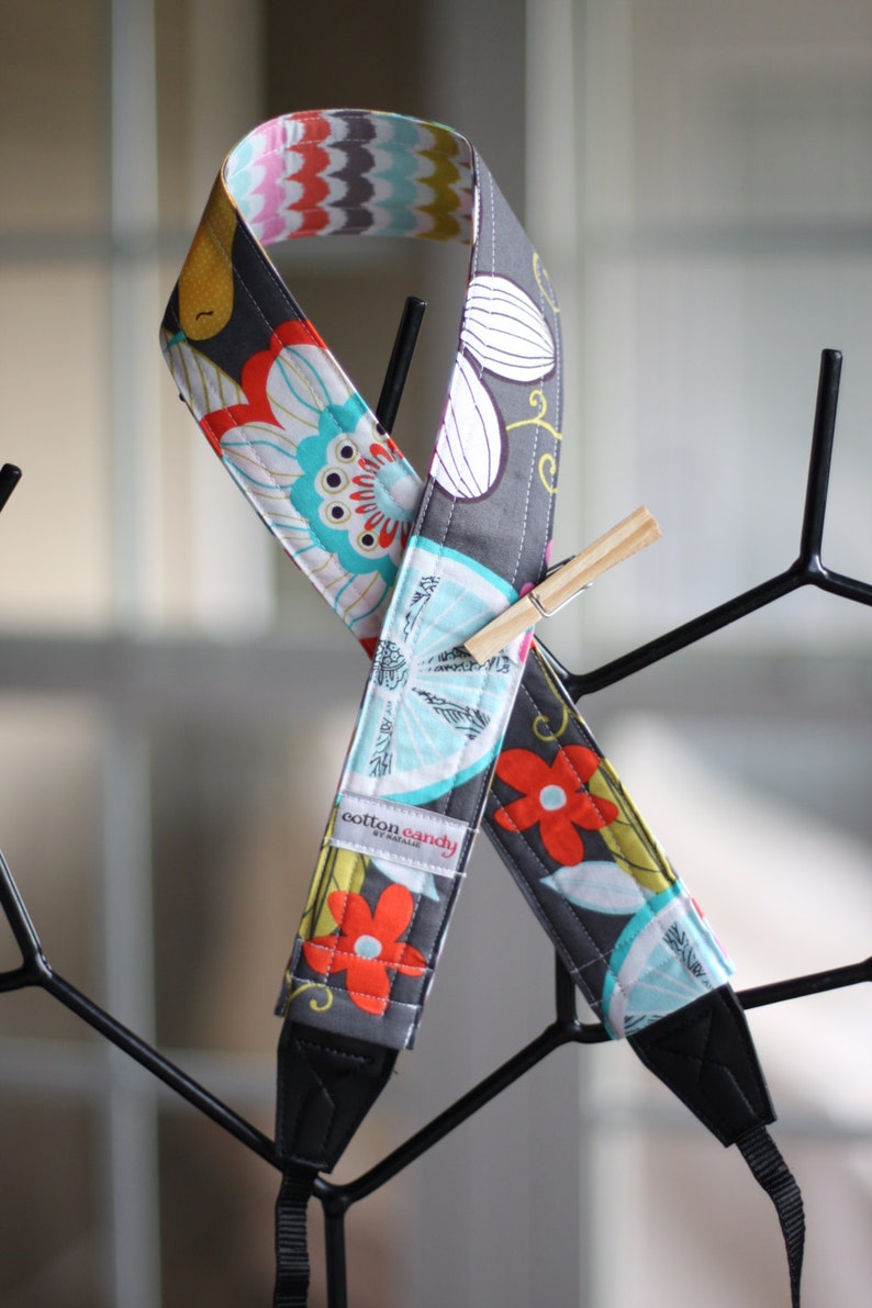 Tweet Tweet Scallops Reversible Camera Strap Etsy