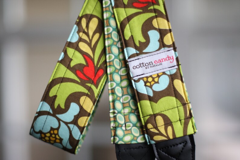 Brown Sway Jellybeans Reversible Camera Strap Etsy