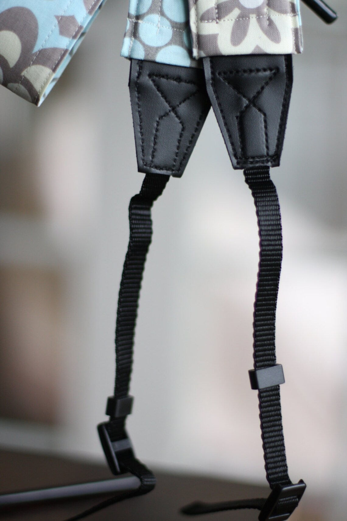 Blue Dot Blue Reversible Camera Strap Etsy