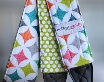 Cathedral Windows Reversible Camera Strap
