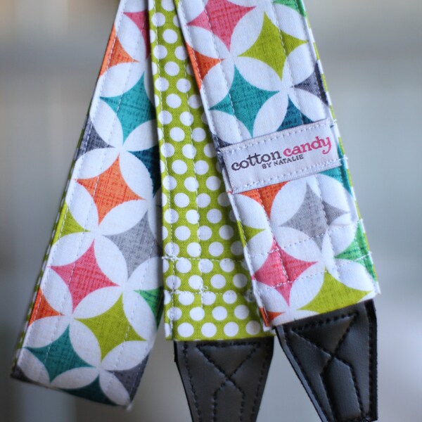 Cathedral Windows Reversible Camera Strap