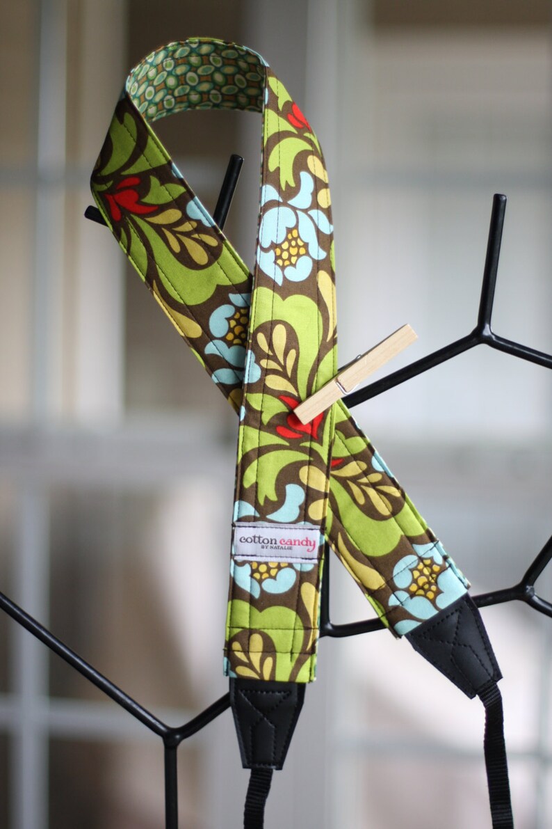 Brown Sway Jellybeans Reversible Camera Strap Etsy