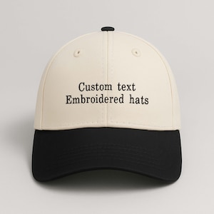 Custom Embroidered Hat, 90s Vintage Style Custom Trucker Hat, Trucker Caps, Personalized Cap, Make Your Own Two-Tone cap, Bachelorette Hats