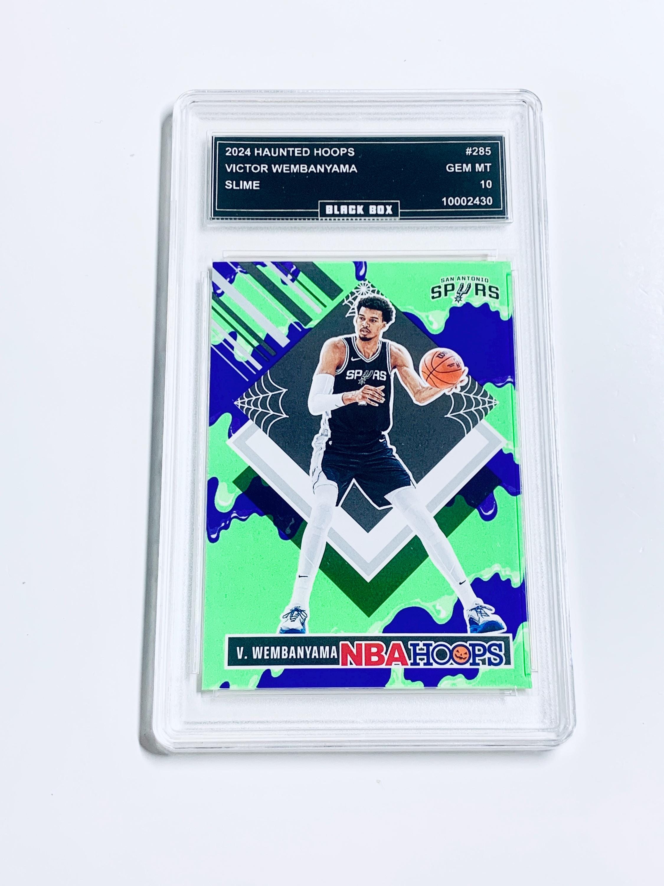 Victor Wembanyama 2024 Haunted Hoops Slime #285 Spurs Graded 10 - Etsy Victor Wembanyama 2024 Haunted Hoops Slime #285 Spurs Graded 10 - Etsy