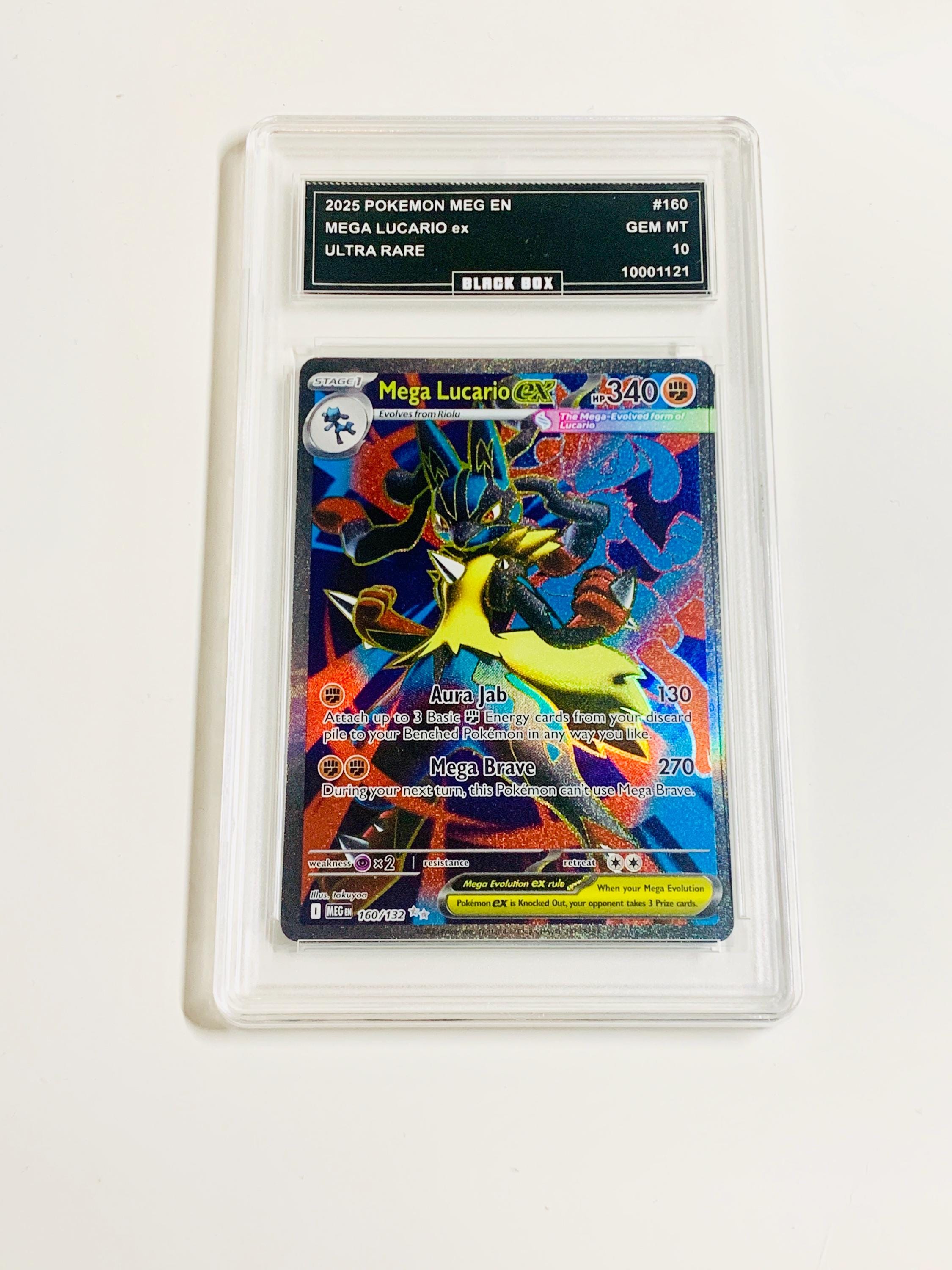 Mega Lucario Ex 2025 Pokemon Meg En-mega Evolution Ultra Rare #160