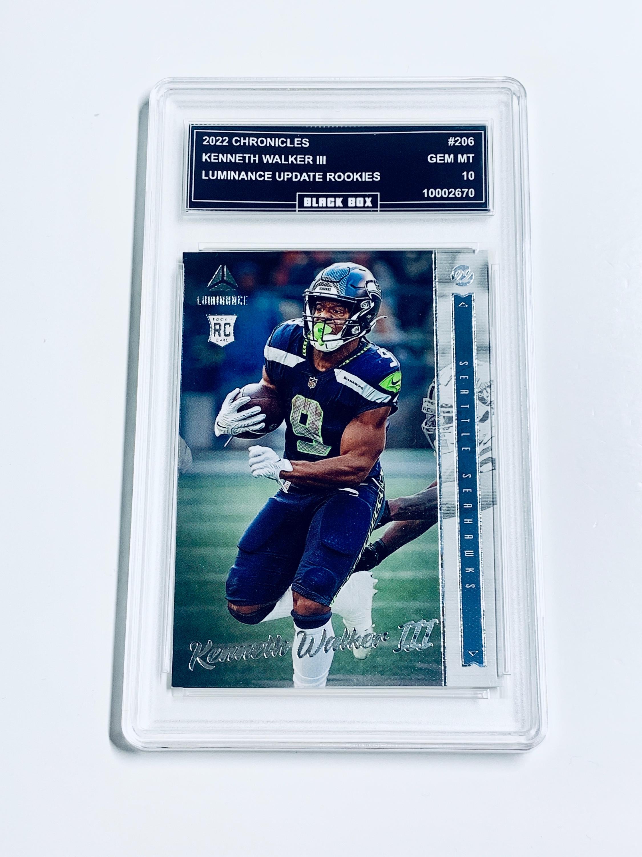 Kenneth Walker III 2022 Chronicles Luminance Update Rookies #206
