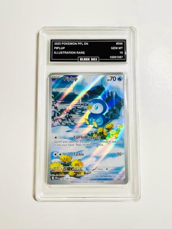 rare piplup card 2025 Pokemon Japanese M2-inferno X 085 Piplup Art Rare PSA 10