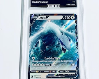 Lugia V 2022 Pokemon Schwert & Schild Silver Tempest #138 Graded 10