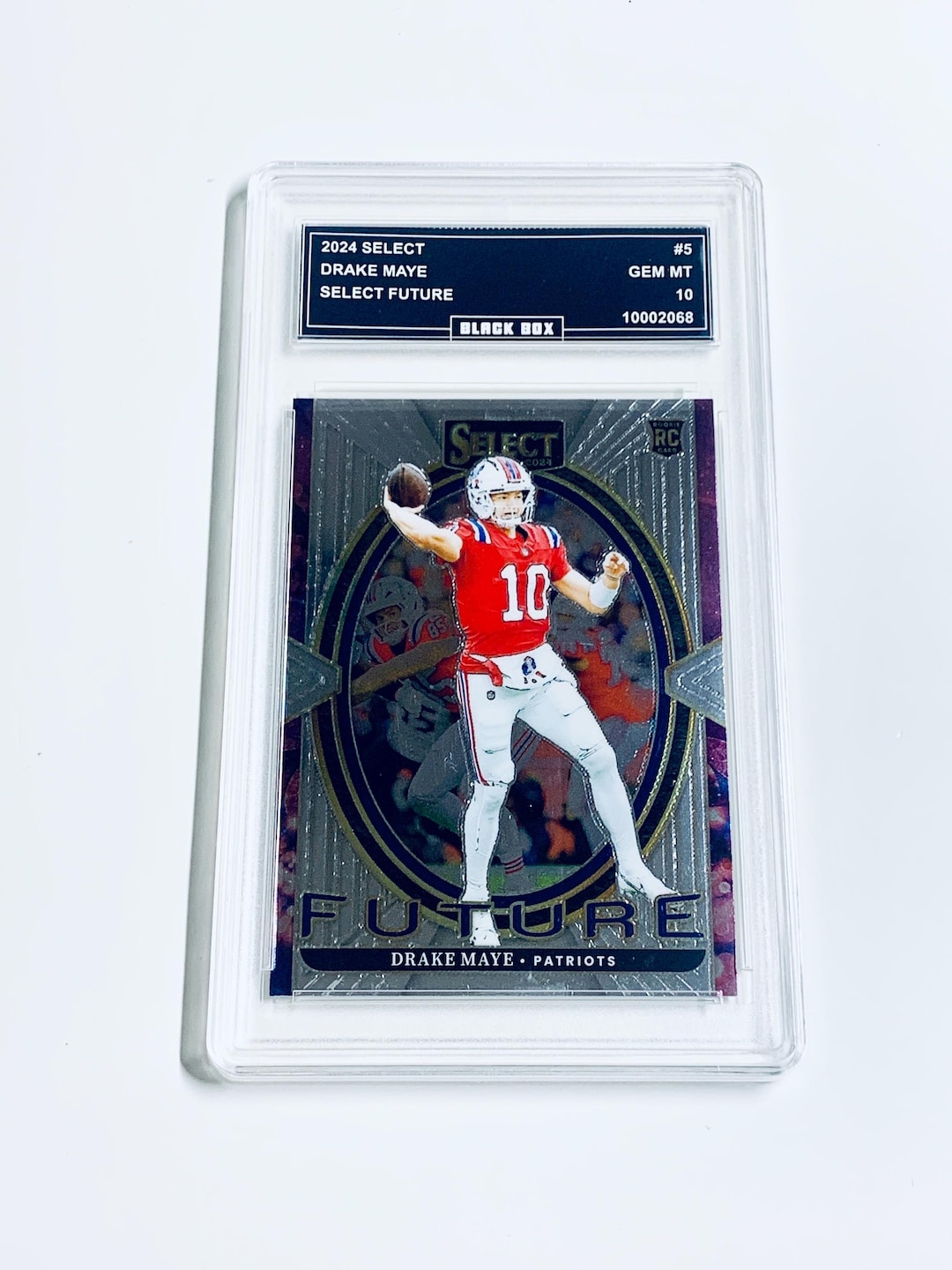 Future Drake Maye Rookie Drake Maye 2024 Select Future #5 Patriots Rookie Card Graded 10 - Etsy
