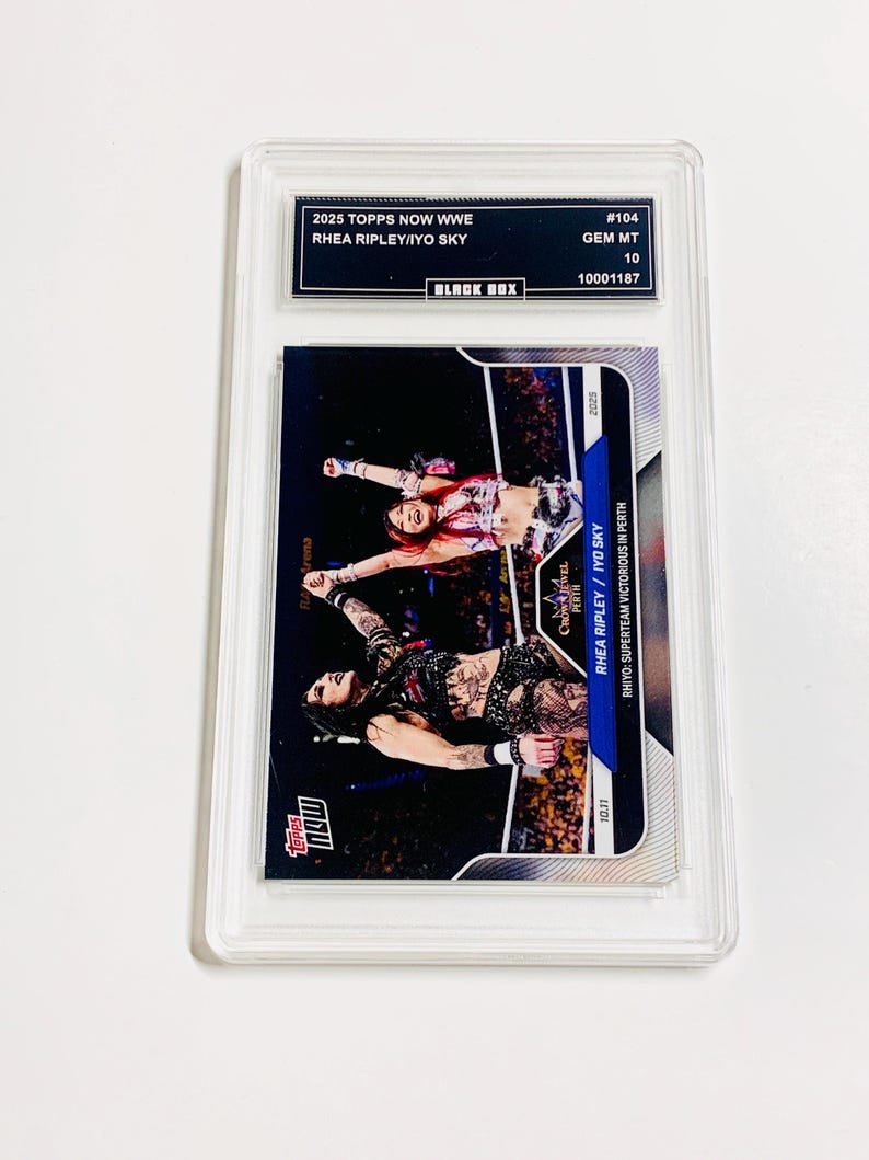 Rhea Ripley/iyo Sky Limited Edition 1 of 2471 2025 Topps
