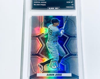 Aaron Judge 2022 Mosaic Silver Prizm #172 Yankees Grado 10