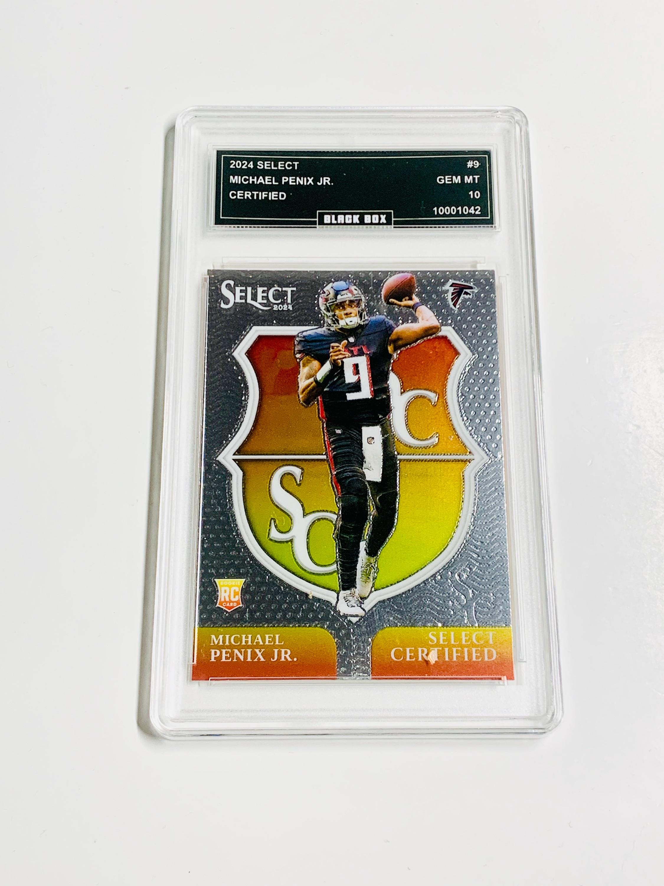 Michael Penix Jr. 2024 Panini Select Certified Rookies #9 Atlanta