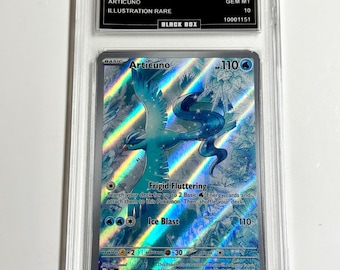 Articuno 2025 Pokemon Jtg En-Reise Zusammen Illustration Selten #161 Graded 10