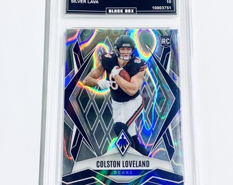 Colston Loveland 2025 Phoenix Silver Lava #179 Bears Rookie Karte Graded 10