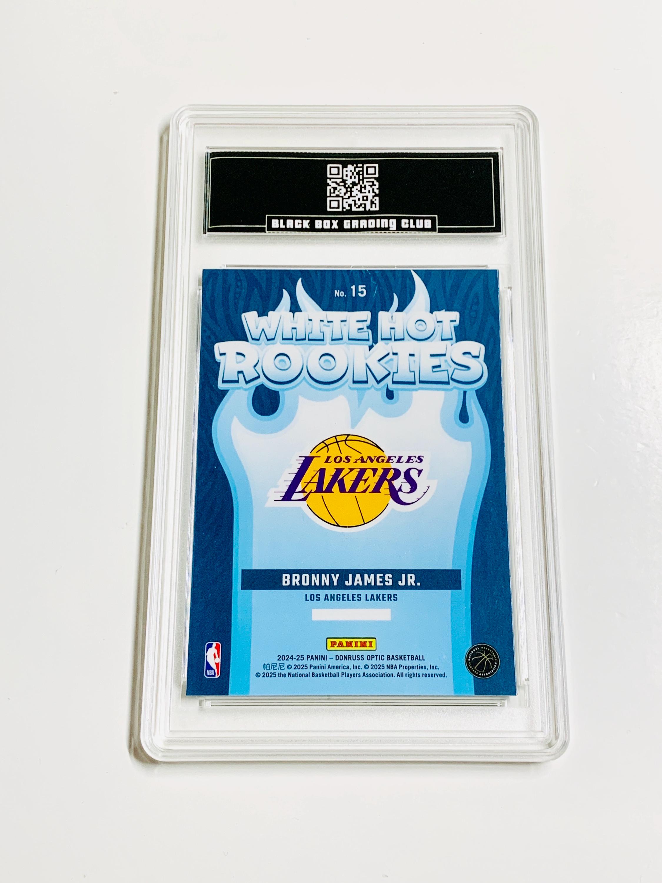 Bronny James 2024 Donruss Optic White Hot Rookies #15 “lebron