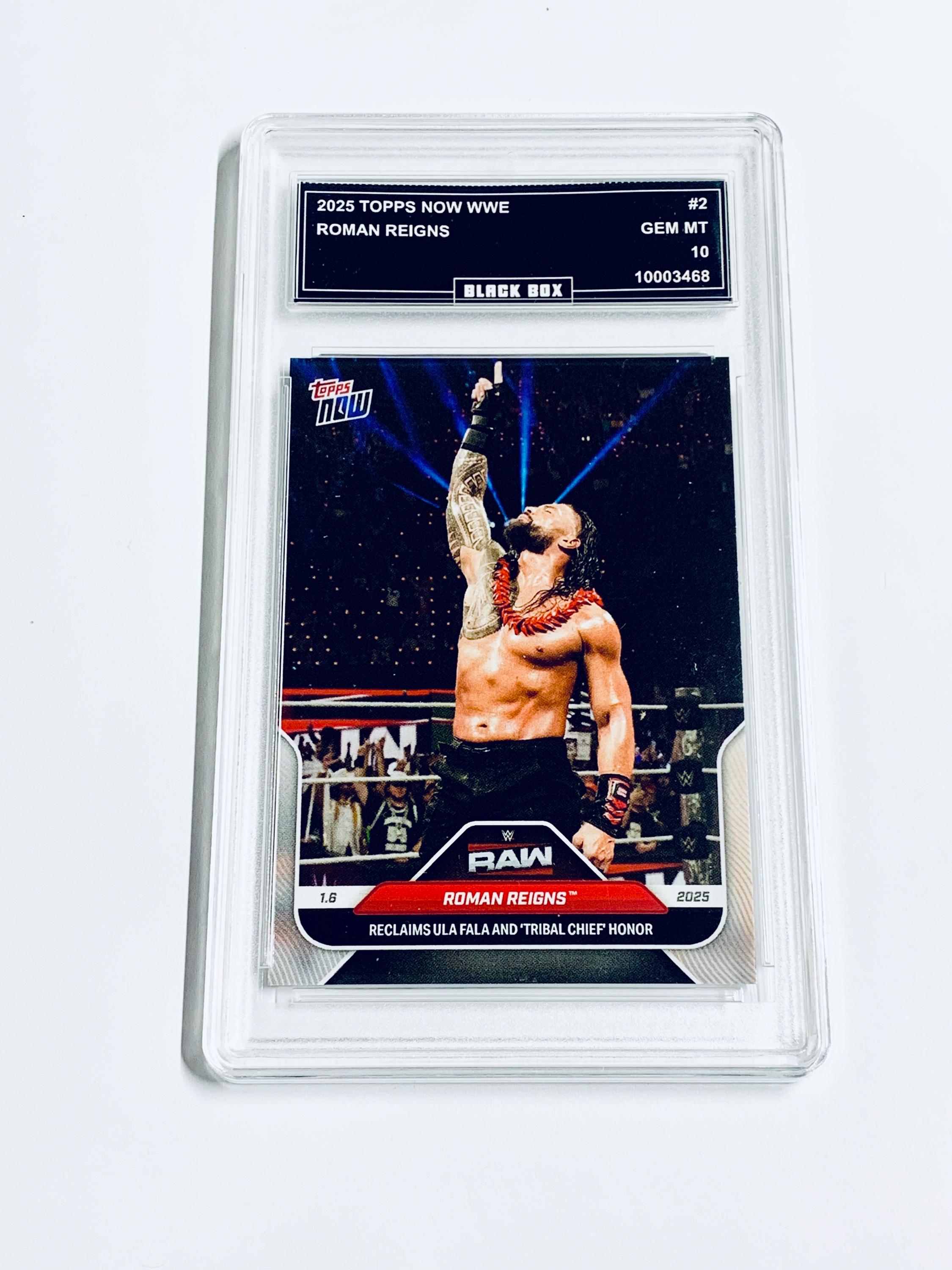 Roman Reigns Limited Edition 1 of 5764 2025 Topps Now WWE #2