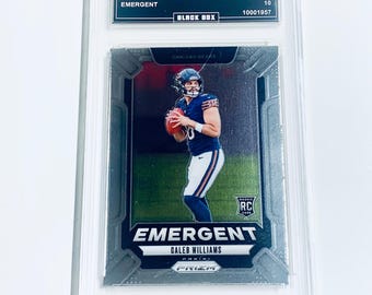 Caleb Williams 2024 Prizm Emergent #1 Bären Rookie Karte Graded 10