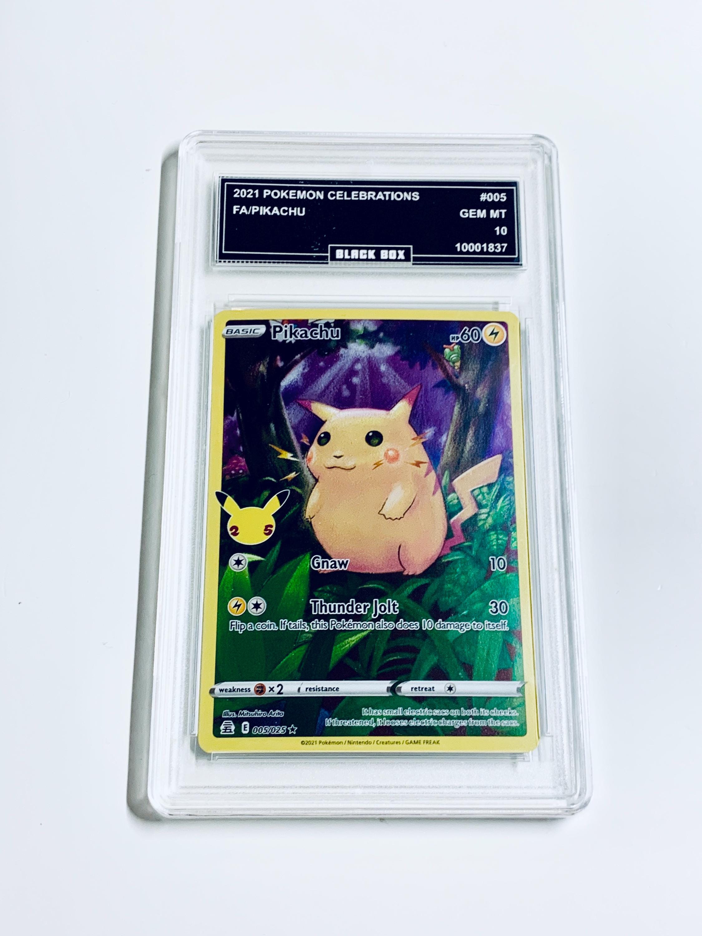 pikachu pokemon card value 2021 V-UNION Price & Details  SWSH Black Star Promos placed immediately into protective sleeves 2021 Pokemon Sword & Shield
