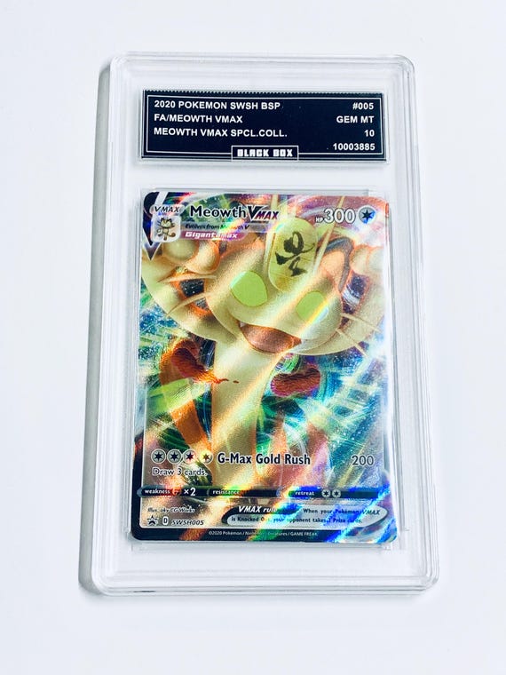 meowth vmax pokemon card PSA10Meowth (PROMO-029/S-P)  Be Clear Japan [1] Payday (30) Full Art/meowth VMAX 2020 Pokemon