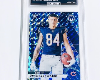 Colston Loveland 2025 Mosaic Variation - Reactive Blue #275 Bären Rookie Karte Graded 10