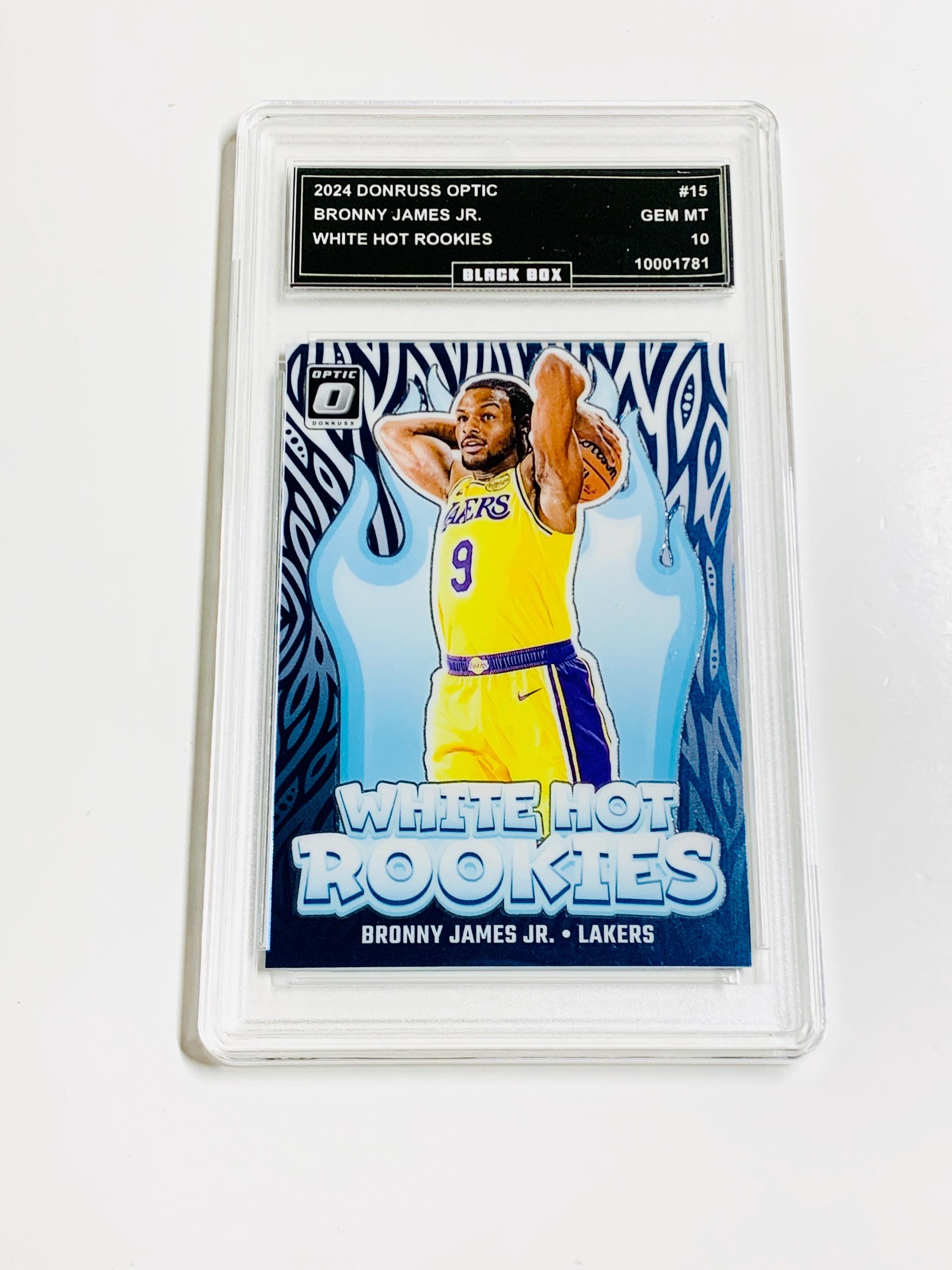 Bronny James 2024 Donruss Optic White Hot Rookies #15 “lebron