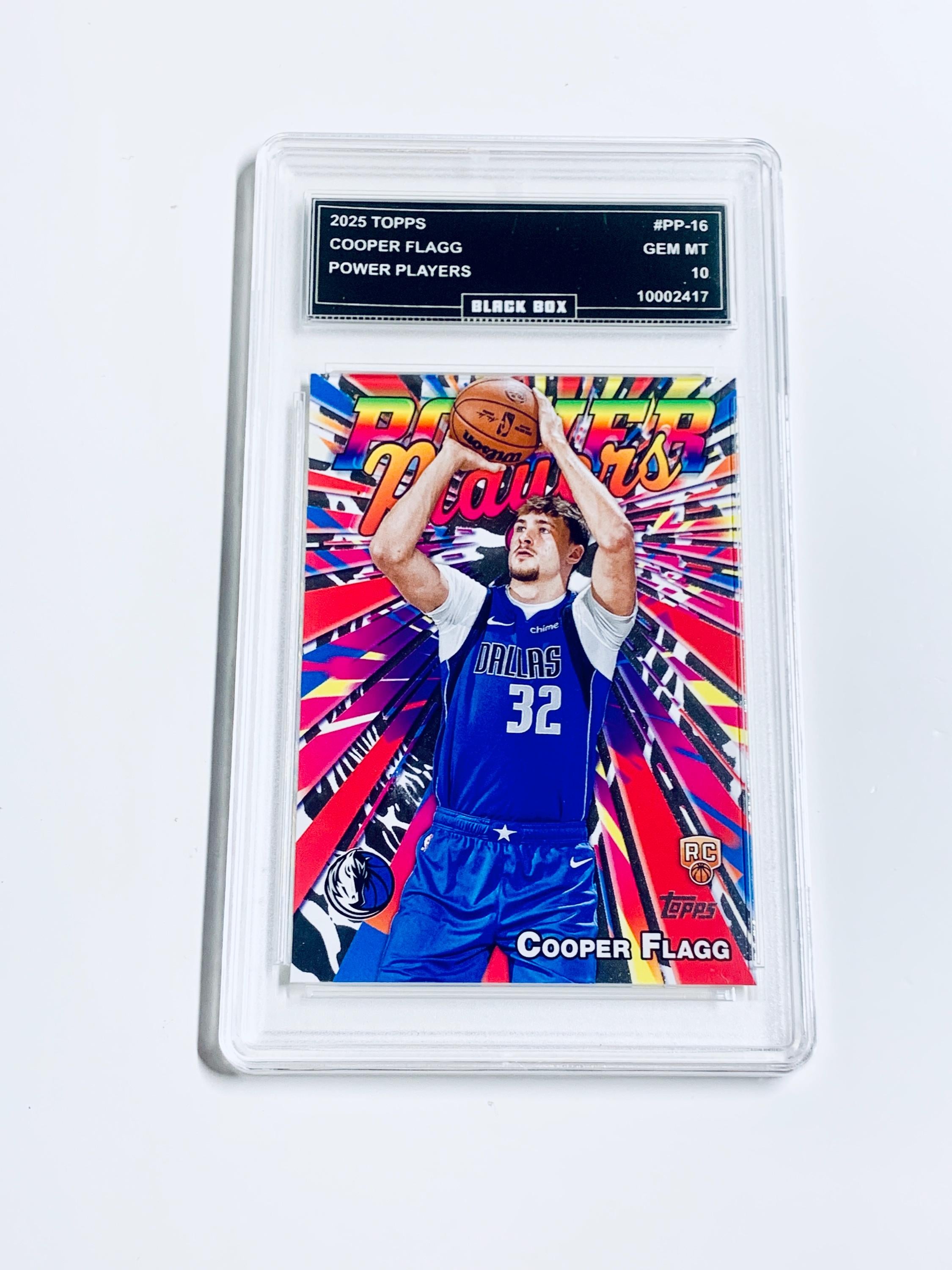 Cooper Flagg 2025 Topps Power Players #PP-16 Mavericks Rookie Card