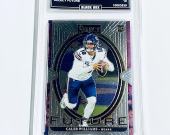Caleb Williams 2024 Wählen Sie die Zukunft # 18 Bären Rookie Karte Benotet 10
