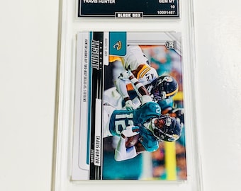 Travis Hunter Limitierte Edition 1 von 992 2025 Panini Instant NFL #14 Rookie Karte Benotet 10