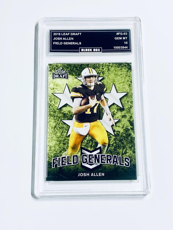 josh allen graded cards 2023 Prizm Draft Picks Gold Ice Card #58 PSA 9 Listed With Mascot. Graded 2018 Panini Score Josh