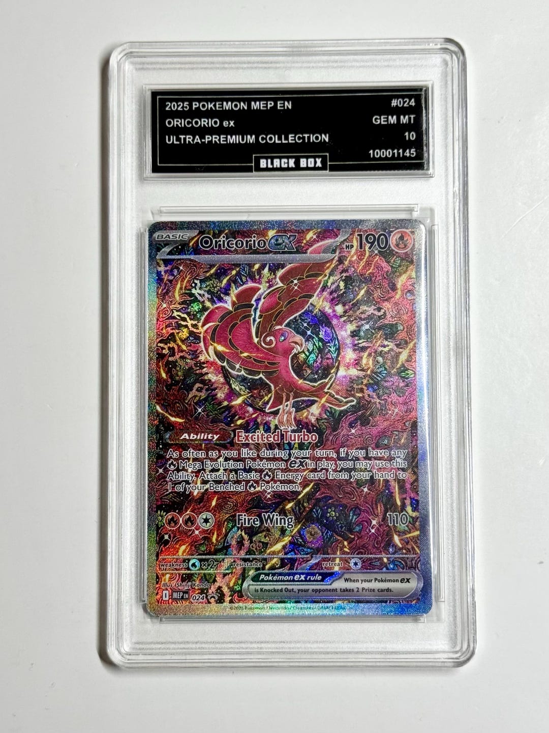 Oricorio Ex 2025 Pokemon Mep Promo Ultra-premium Collection #024