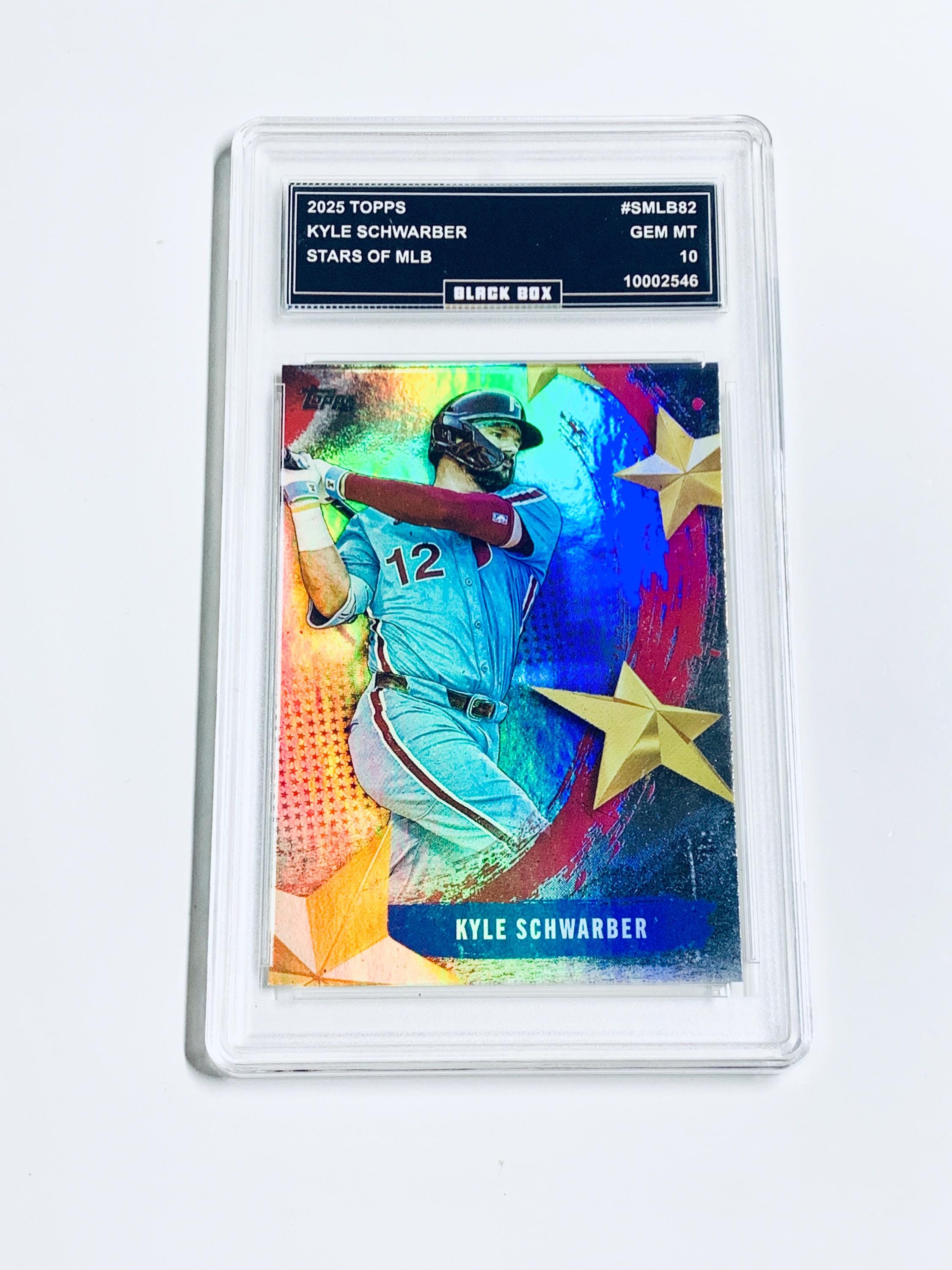 Kyle Schwarber 2025 Topps Stars of MLB Holo #SMLB82 Phillies